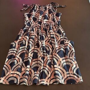 Tea Collection Kids Dress with Pink and Black Design